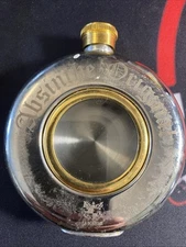 Vintage La Boheme Absinthe Original Round Pocket Flask 