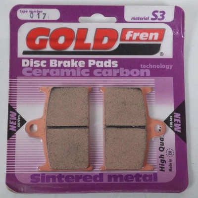 Plaquette de frein Gold Fren pour Moto Triumph 900 Speed Triple T301 1994 à 1996 - Photo 1/2