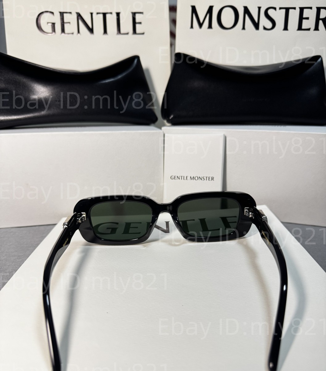 GentleMonster Sunglasses Phantom 01 Black Frame Gray Lenses | eBay