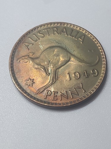 Australian 1949 M grado gema de centavo - Imagen 3 de 6