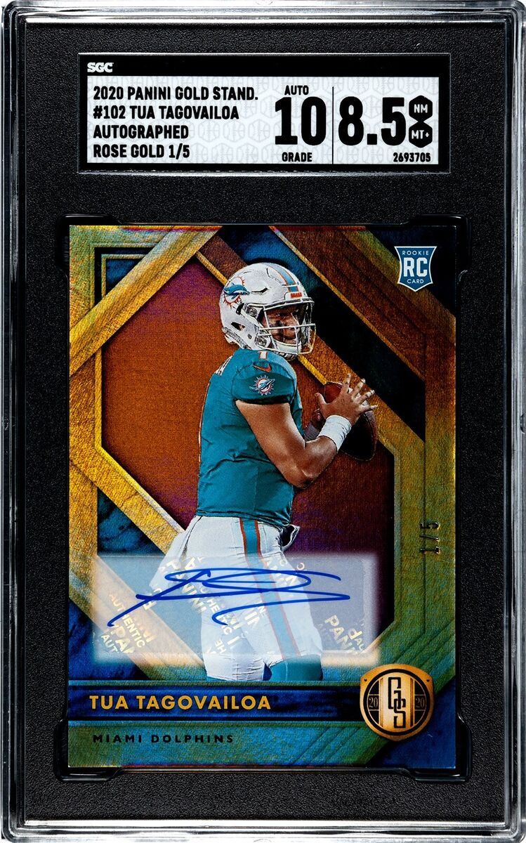 専用Tua Tagovailoa rookie 2020 auto Tua Tagovailoa 2020 Gold Standard Rose Gold Auto 1/5 - JSY