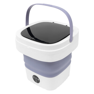 #ad 12L Portable Washing Machine 36W Mini Washer Foldable Travel Camping Small Washe $30.34