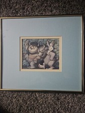 Where The Wild Things Are "The King Of All Wild Things" Maurice Sendak Framed