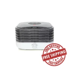 5-tray Dehydrator With Convection Air Flow, Food Preserver Ronco Turbo Ez-store