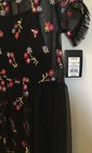 NWT Cat & Jack girls lightweight black sheer floral dress 10-12 L — photo 2