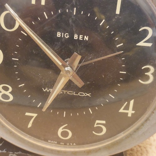 Vintage Westclox Big Ben Style Retro MCM Alarm Clock - As Is - Picture 2 of 8