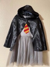Harry Potter Hermione Gryffindor Slitherin Sequin Flip Tutu Dress/Cloak XL 14/16
