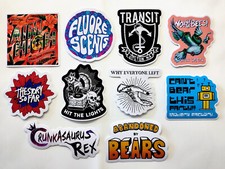 Pop Punk Vinyl Sticker Lot 10 Pack SET 4 emo easycore melodic the story so far