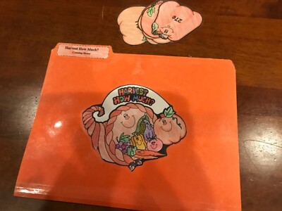 Harvest How Much? Counting Money  2nd grade math file folder game teacher