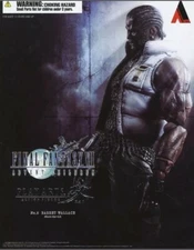 Square Enix Final Fantasy Advent Children Barret Wallace Play Arts Kai Figure