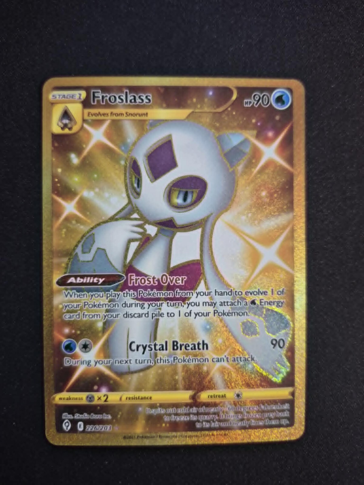 Froslass 226/203 NM - Evolving Skies - Secret Rare