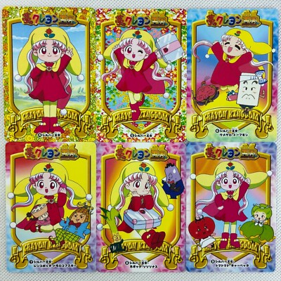 Yume no Crayon Oukoku Carddass 18 Regular Cards Complete Set Bandai 1998 Japan