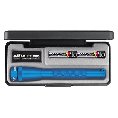 MAG-LITE MAGLITE® SP2P117 Mini Pro LED Taschenlampe in Blau inkl. 2 AA Batterien & Box