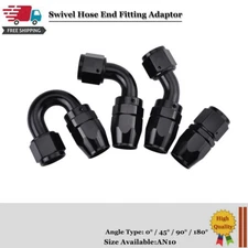 AN10 10AN Swivel Hose End Fitting Adapter For Oil/Fuel/Gas Hose Line 0/45/90/180