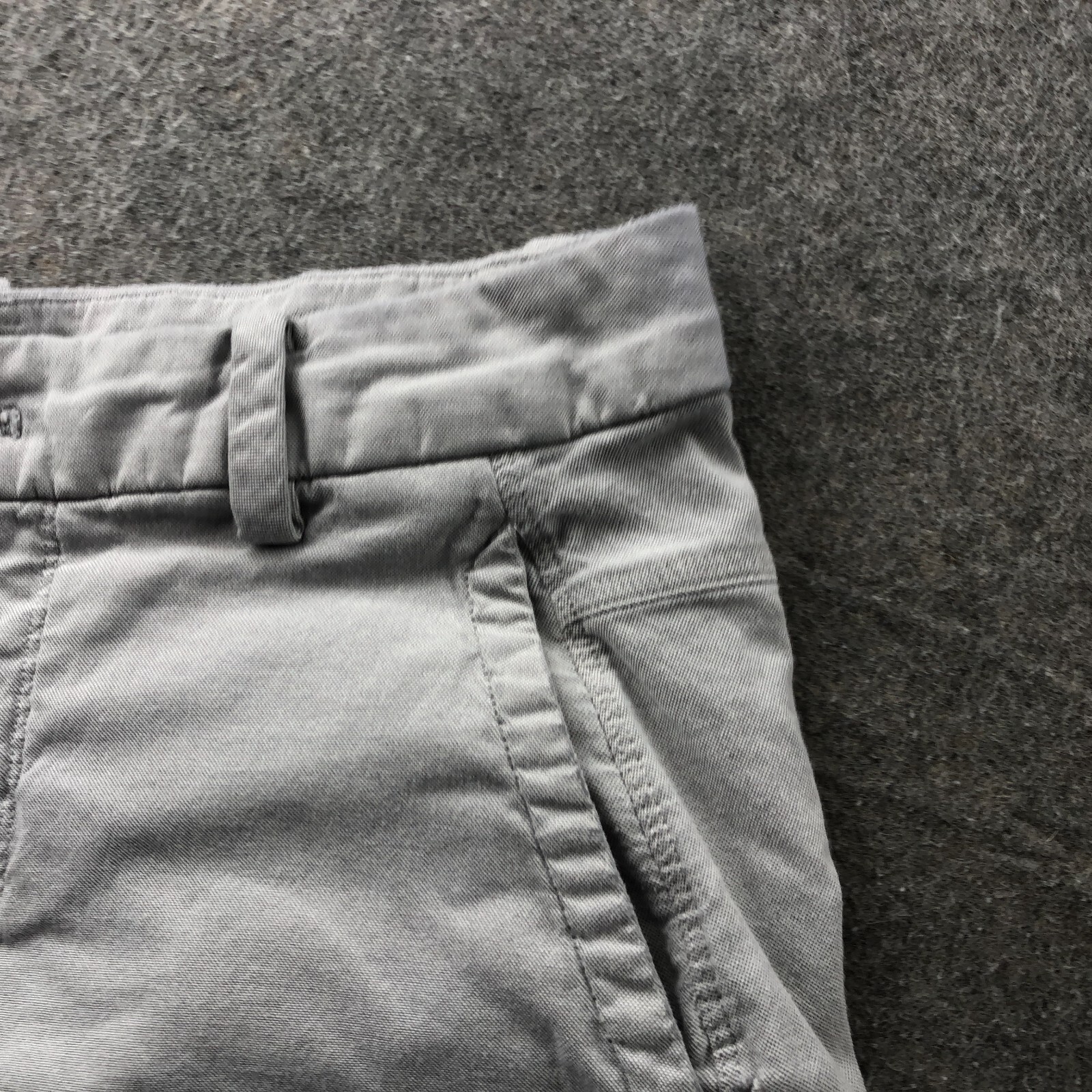 Lululemon Shorts Men 30 Gray Solid Flat Front Chi… - image 8