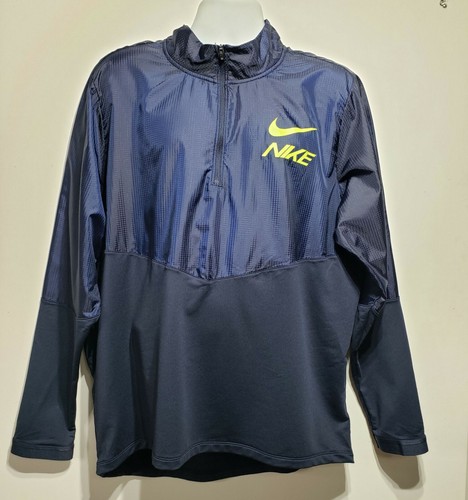 Nike Men's Element Lightweight Long Sleeve 1/2 Zip Running Jacket BV4725-451 XL