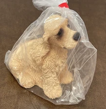 NEW Vintage Cocker Spaniel BMA Dime Bank w/ Realistic Eyes, Details Mt Vernon MO