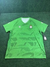 Men's Charly Green Santos Laguna Short Sleeve Training Top Size 3XL