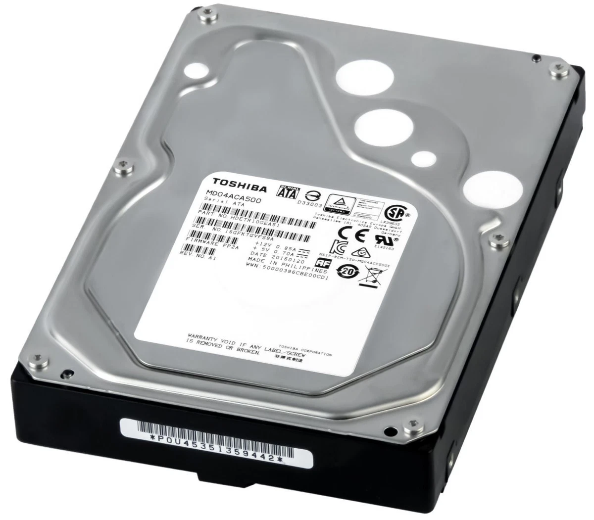 Toshiba Internal Hard Disk Drives 5 TB Storage Capacity for sale