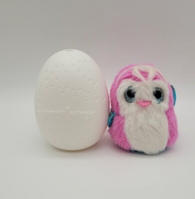 Hatchimals Plüschtier im Ei Eule Pink/Weiß