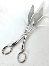 Vintage Silverplate Cooper Bros & Sons Tongs Bread Tongs