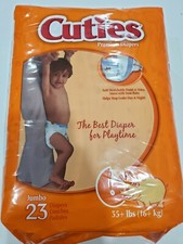 Cuties Premium Diapers - Size 6 - 23 Diapers