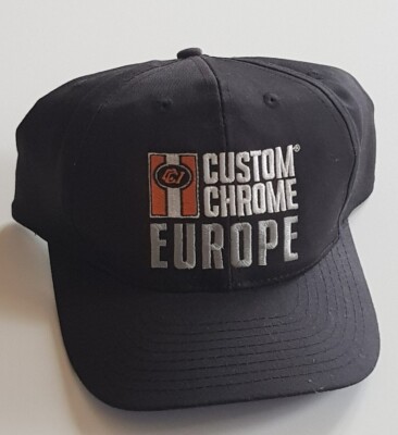 Harley-Davidson Custom Chrome Europe Baseball Cap Black Peaked Cap