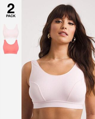 2er Pack Slimma Comfort Tops Coral & Lotus ohne Bügel