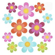 4 Pack Of Zenph Anti-Slip Tape - Colorful Flowers with Scraper