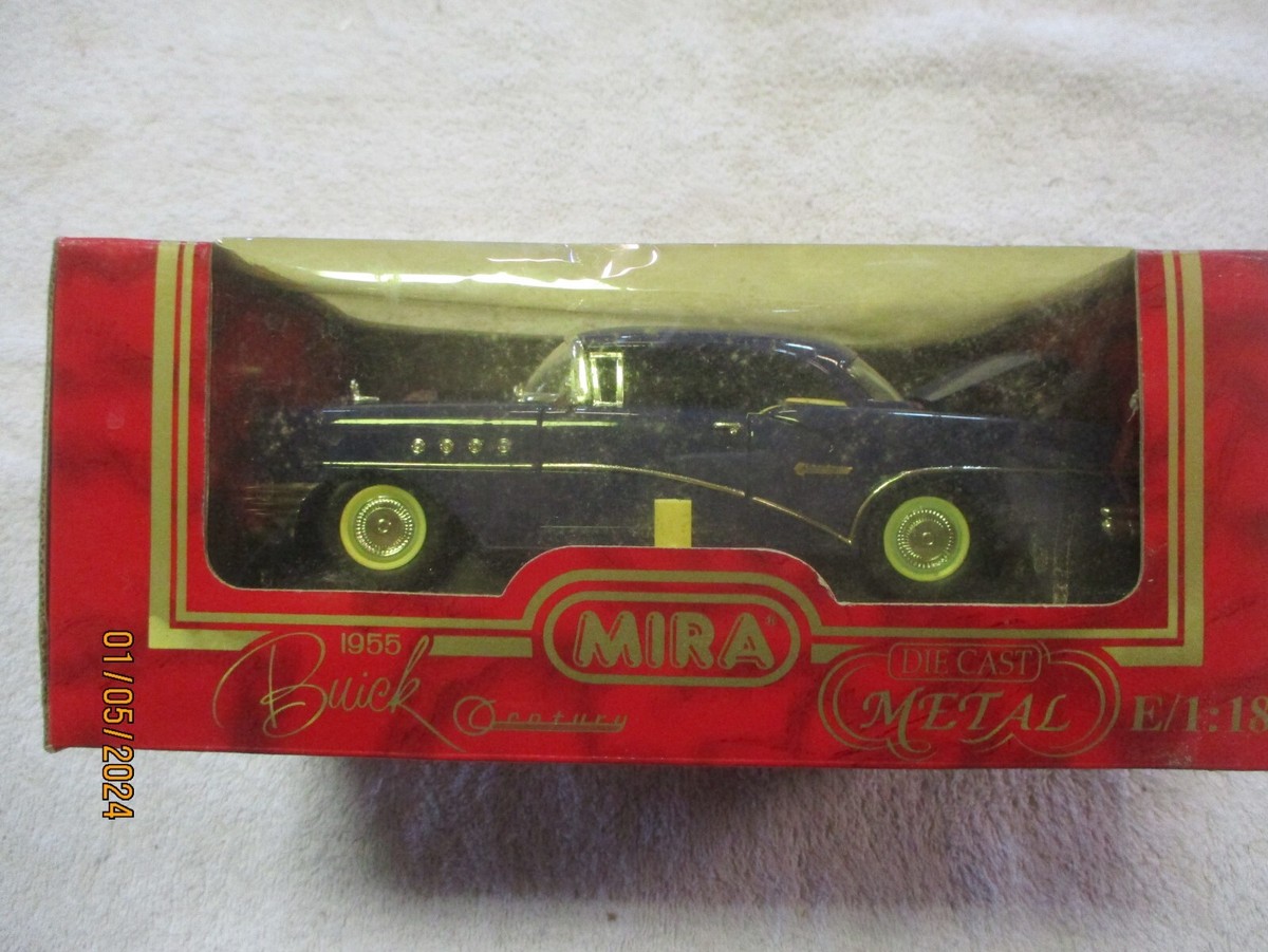 自動車 MIRA Buick Century 1955 MIRA 1955 BUICK CENTURY GOLDEN LINE 1/18 SCALE DIECAST NEW