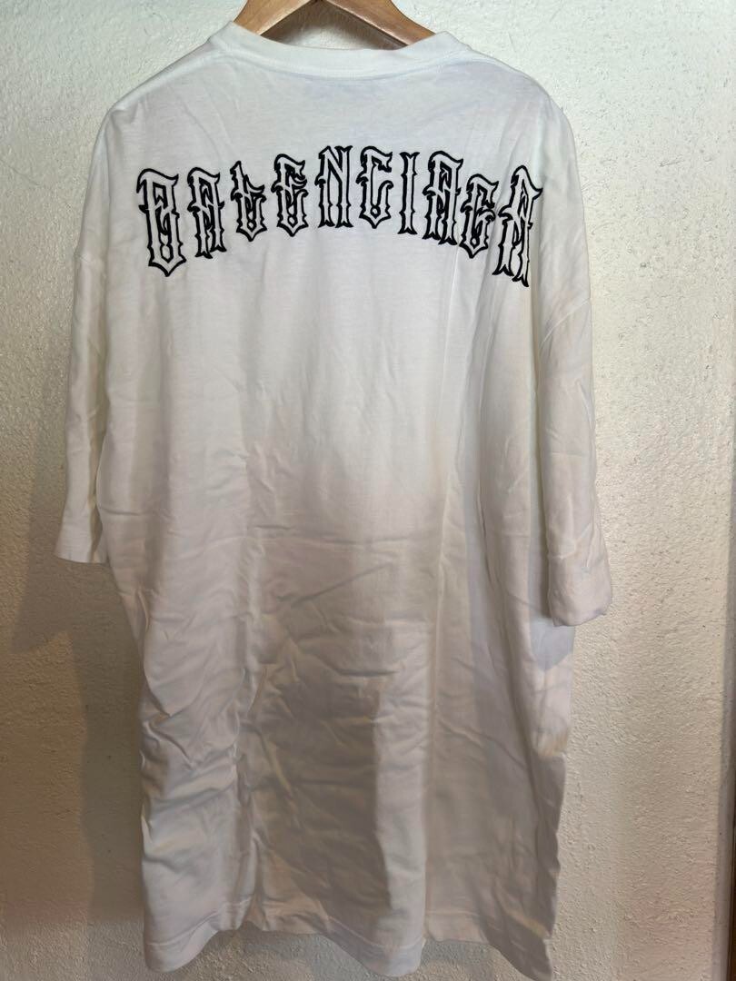 BALENCIAGA Back Logo T-shirt short sleeve color white size BALENCIAGA Back Logo T-shirt short sleeve color white size