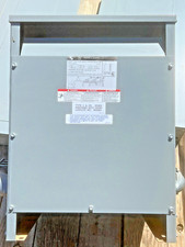 SQUARE D 30 KVA TRANSFORMER 480 DELTA HV 208Y/120 LV TYPE 2 CATALOG 30T3H