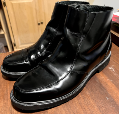 Rockport Hydro-Shield Black Leather Water Resist Boots Size 10 s-l400.jpg main image 2