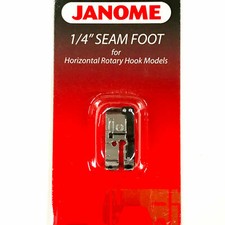 Genuine Janome 1/4" Seam Foot for Rotary Hook Models Part 200318000