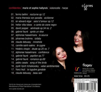 MARIE HALLYNCK; SOPHIE HALLYNC-CONFIDENTES NEW CD
