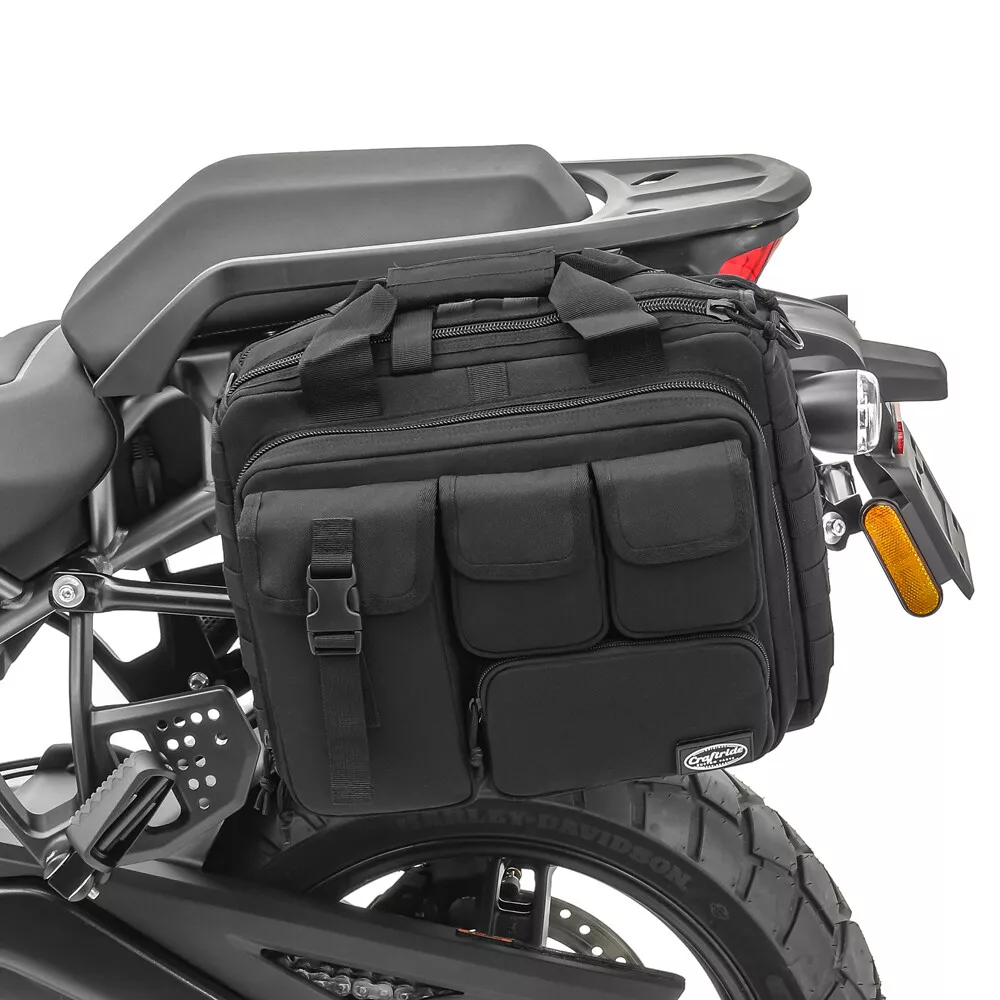 Saddlebag motorcycle Craftride black DK4460