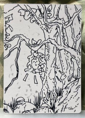 MTG 森　AP アーティストプルーフ　 Forest AFR Forest MtG Artist Proof — Sarah Finnigan Art