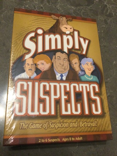 Simply Suspects Brettspiel - Neu versiegeltes Spiel