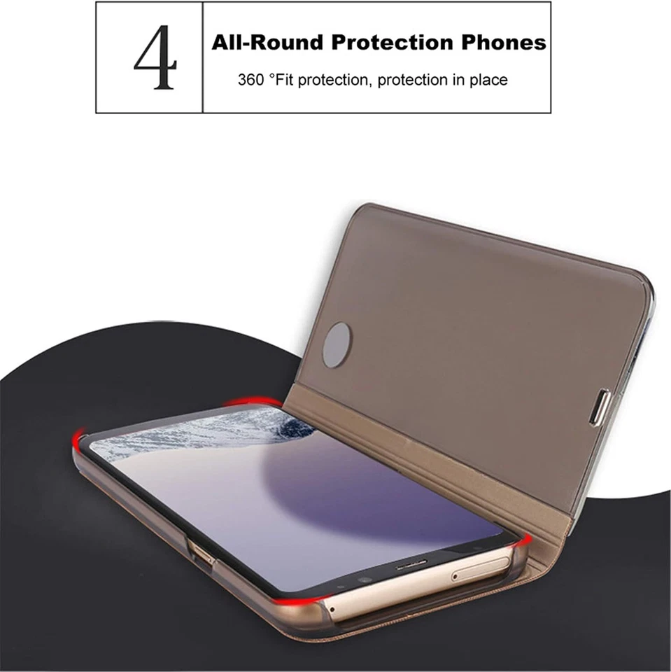 Cover custodia PER Samsung Galaxy S10 Specchio 360° Custodia antiurto - Immagine 3 di 4