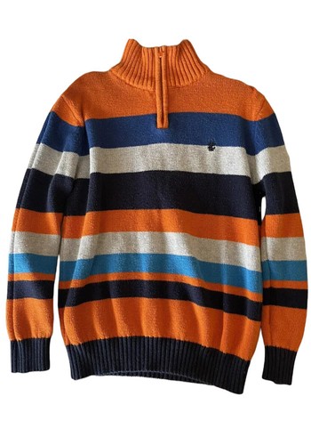 Boys IZOD Pullover Sweater With Zipper 