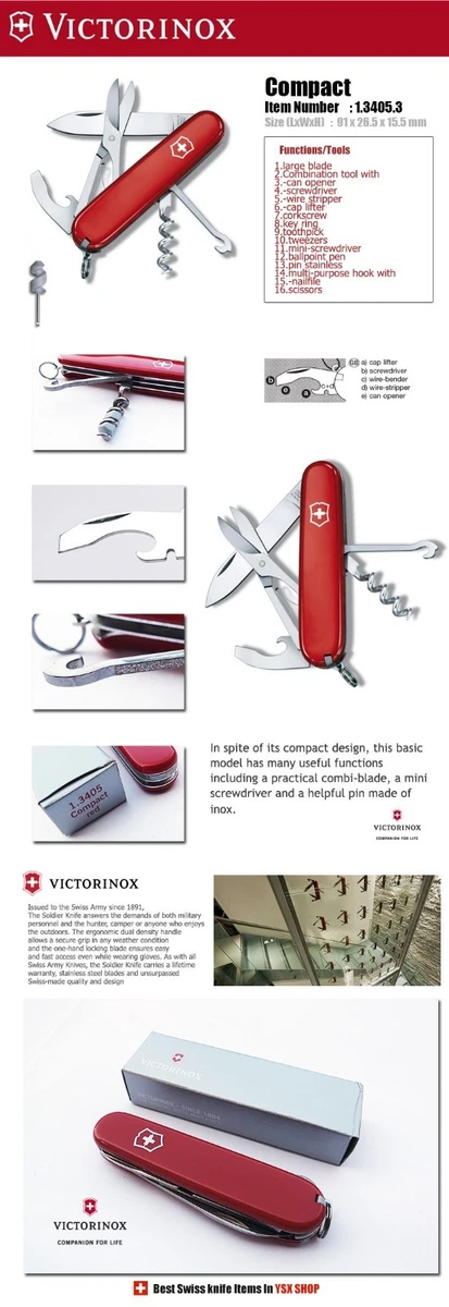 Navaja Victorinox Camper Navaja Suiza Victorinox 13 Funcione