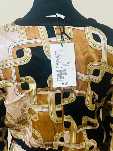 Richard Allan x H&M Geometric Pattern Long Sleeve Midi Dress EUR 40 UK 12 US 8 - Picture 6 of 10