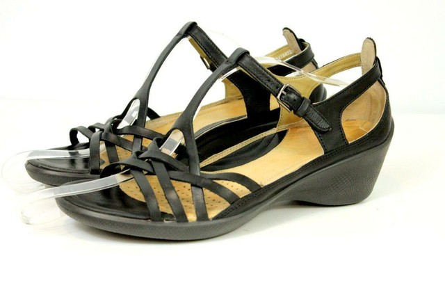 strappy wedge heel sandals