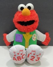 Elmo Talking Plush Doll Ready for School Learn Shapes, Numbers ABCs Hasbro