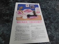 Wicker Crochet 87C18