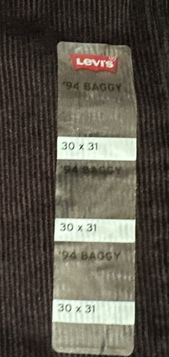 Jeans holgados Levi's negros de pana '94 talla 30x31 - Imagen 6 de 10