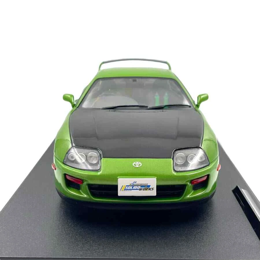 Modellino Auto Solido 1/18 Toyota Supra MK4 A80 Solido Works Green 1993 - Immagine 2 di 4