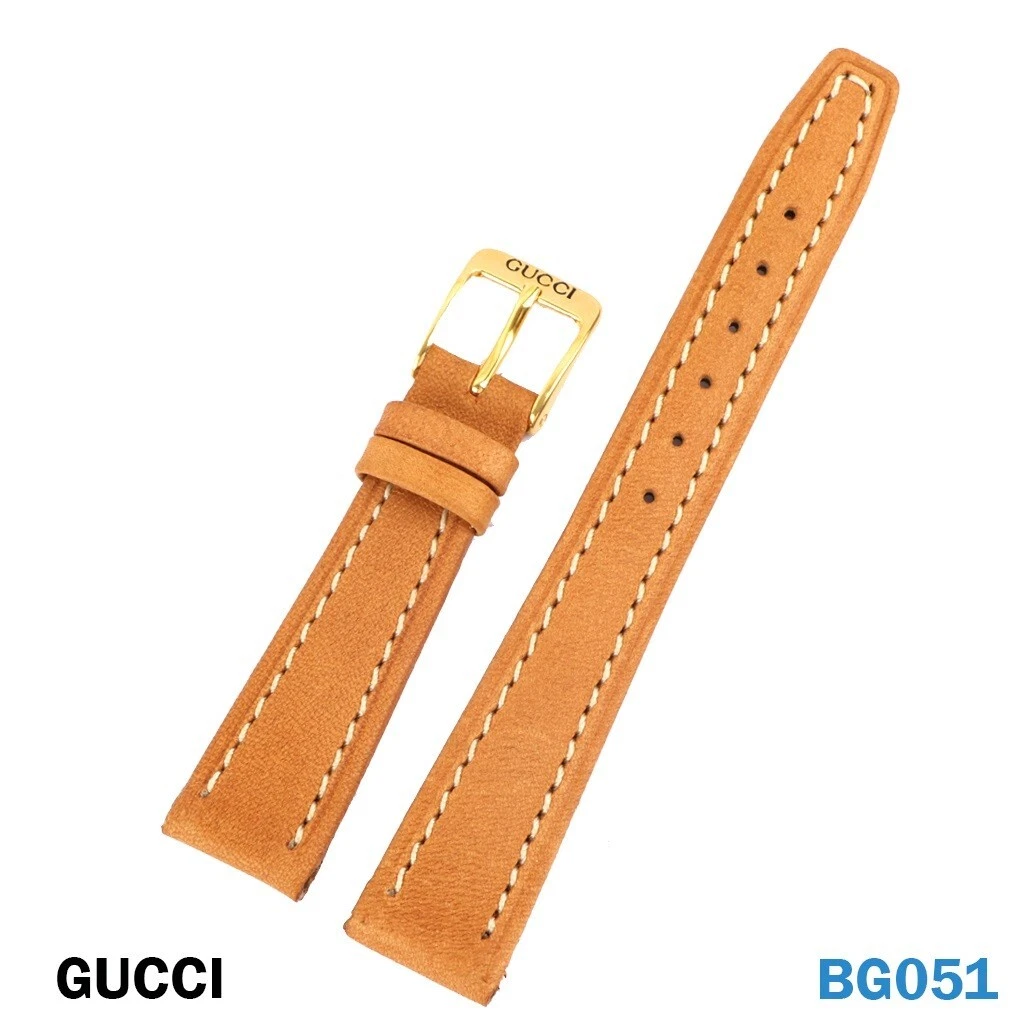 3000J Gucci Bracelet en cuir original Havan 16 mm, avec boucle Gucci originale 12 mm.