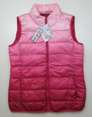 puffer vest pink