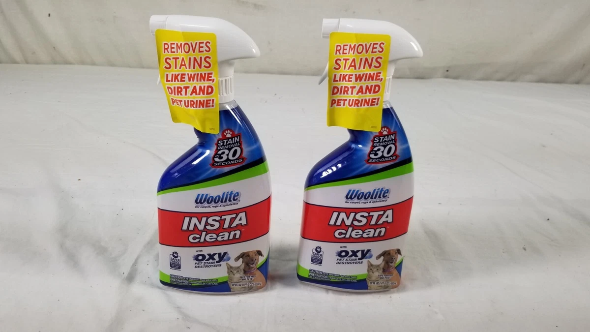 Woolite INSTAclean with Oxy Pet Stain Destroyers 22oz Pack of 2 eBay